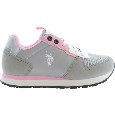 US Polo Assn tenisky šedá ružová