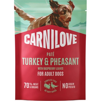 Carnilove Dog Paté Turkey & Pheasant with Raspberry 300 g