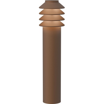 Louis Poulsen Градинска лампа Bysted LED 3000K с анкерно закрепване и адаптер L кафява (5747404469)