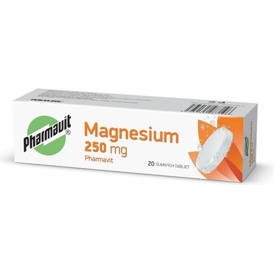 Pharmavit Magnesium 250mg šumivé 20 tabliet