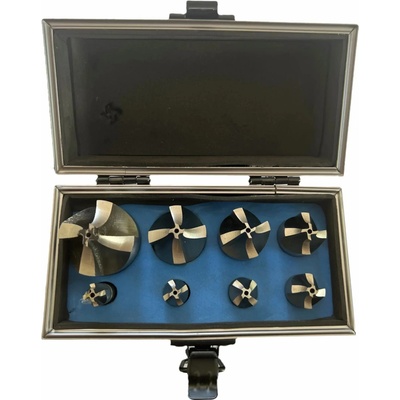 Bernardo 42-1024A Vyduté frézy HSS 1-10 mm Sada 8 ks