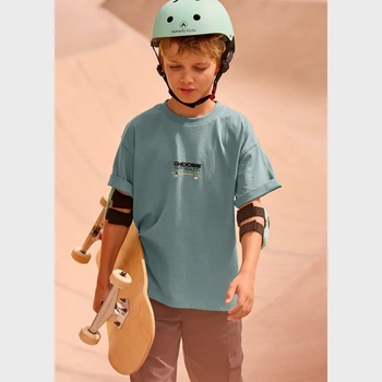 MAYORAL Тениска къс ръкав back принт в Зелен цвят за момче Mayoral