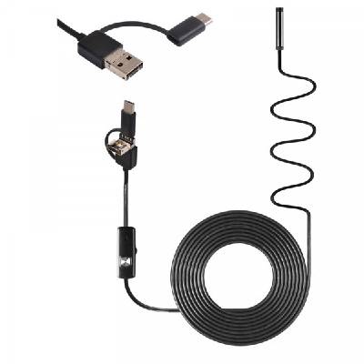5m / 8mm HD endoskop pro PC a Android USB / microUSB / USB-C Hard