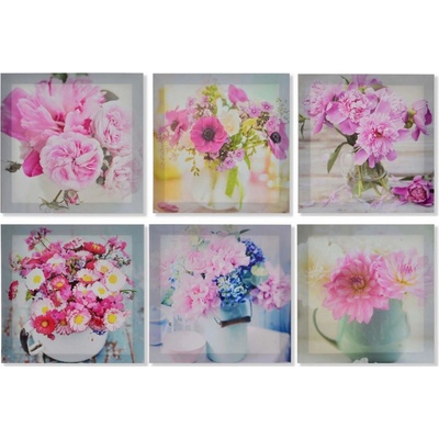 Obraz "FLOWERS" 28x28x1.5/6dr.
