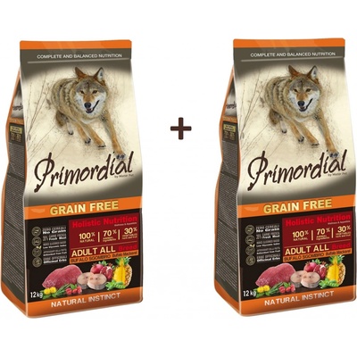 Primordial Adult Grain Free Buffalo & Mackerel 2 x 12 kg