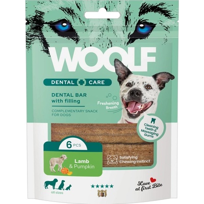 Dental Care WOOLF Bar with Lamb&Pumpkin 108g/6ks