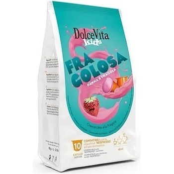 10 бр. кафе капсули Dolce Vita Fragolosa съвместими с кафемашини NESPRESSO