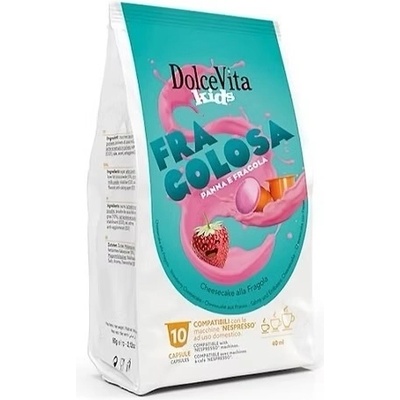 10 бр. кафе капсули Dolce Vita Fragolosa съвместими с кафемашини NESPRESSO