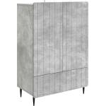 vidaXL Служебен шкаф Бетонно сиво 66 x 34, 5 x 97 см (894438)