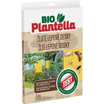 Desky Bio Plantella žluté univerzální 5 ks