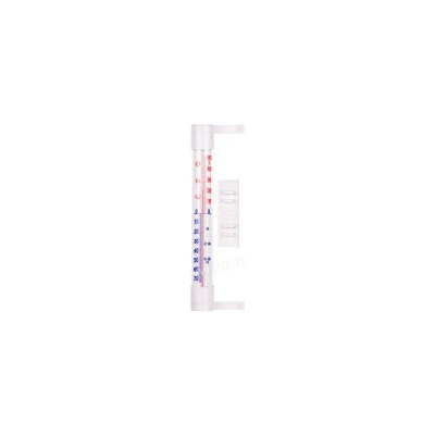 MAKRO - Teplomer vonkajší okenný biely 23x2,6cm