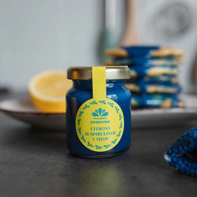 Včelařství Domovina Citron se spirulinou v medu 75 g