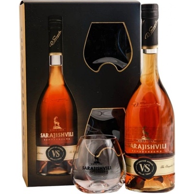 Sarajishvili VSOP 40% 0,7 l (darčekové balenie 2 poháre)