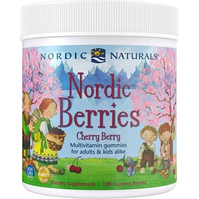 Nordic Naturals Nordic Berries Multivitamin [120 желирани бонбони] Череша