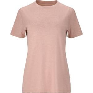 ENDURANCE Дамска тениска ENDURANCE Women's Alvaly Melange S/S Tee Sport shirt - Violet Ice - размер 34 (EU) (916-2991-1511)