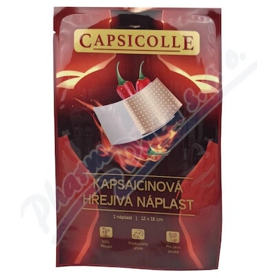 CAPSICOLLE kapsaicínová hrejivá 12 × 18 cm 1 ks