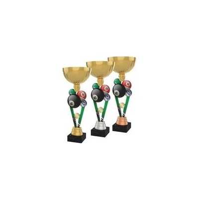 Poháry Bauer Akrylátová trofej ACUPGOLD M09 Billiard