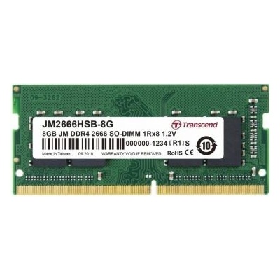 Transcend DDR4 8GB 2666MHz CL19 JM2666HSB-8G