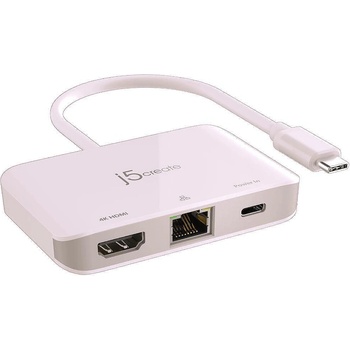 j5create JCA351 USB-C® to 4K HDMI Ethernet - Адаптер (JCA351)