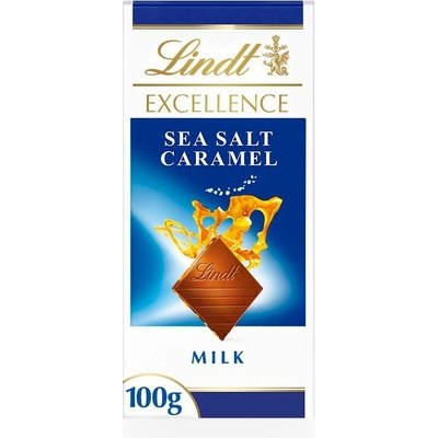 Lindt EXCELLENCE mléčná s karamelem a se solí 100 g