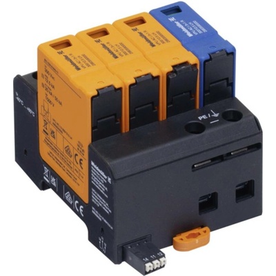 Weidmüller 2983590000 VPU AC I 3+1 R 300/12.5 LH kombinovaný chránič proti prepätiu Přepětová ochrana pre: rozvodná skri