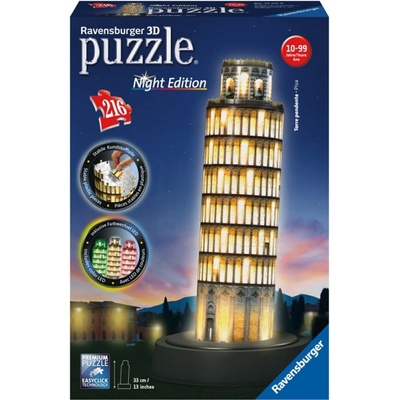 Ravensburger 3D puzzle svítící Šikmá veža v Pise 216 ks