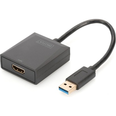 Адаптер Assmann DA-70841, от USB Type-A(м) към HDMI(ж), черен (DA-70841)