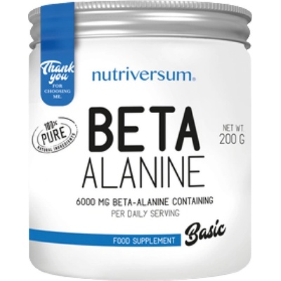 Nutriversum Beta Alanine Powder | 100% Pure [200 грама] Неовкусен