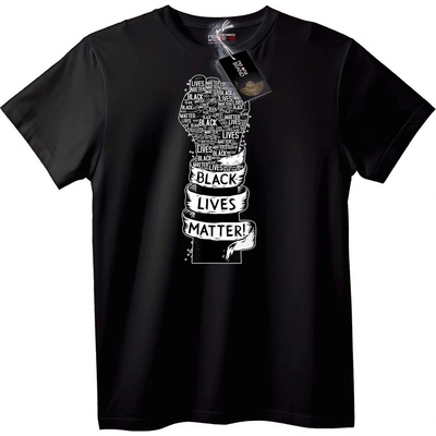 NOONEBRAND Тениска Черните Животи Са Важни - 7XL, White