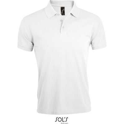 Sol´s Collection polokošile Prime Men krátký rukáv pánská Cot-25057100102 bílá