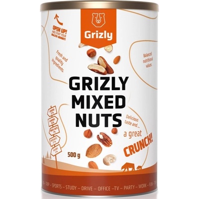 Grizly Zmes jadier orechov zmes orechov 500 g