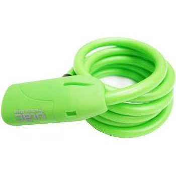ULAC Велоключалка с кабел спирала Ulac Bauhaus Lime