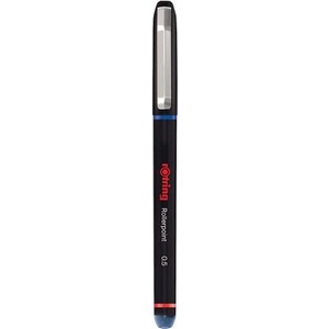rOtring Ролерна писалка, 0, 5 мм, капачка, ROTRING "Rollerpoint", синя NRR2146105 (NRR2146105)