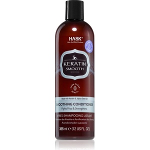 HASK Keratin Protein Smoothing Conditioner изглаждащ балсам за увредена и химически третирана коса 355ml