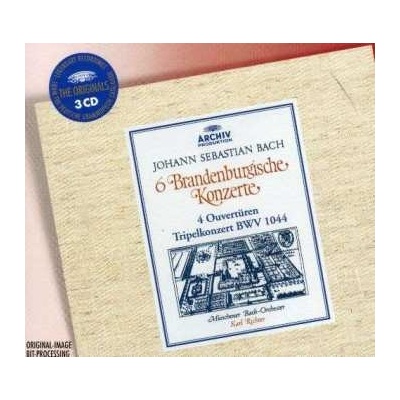 Johann Sebastian Bach - 6 Brandenburgische Konzerte, 4 Oüverturen, Tripelkonzert BWV 1044 CD – Hledejceny.cz