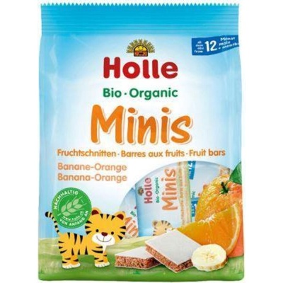 Holle Bio minis banánovo-pomarančové 100 g