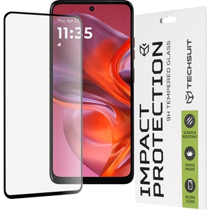 Techsuit Протектор за Motorola Moto G05 / E15 - 111D Full Cover / Full Glue Glass - Черен