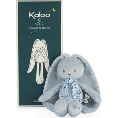 Kaloo zajíc s dlouhýma ušima modrý Lapinoo 25 cm