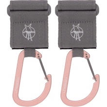 Lässig FAMILY Casual Stroller Hooks with Carabiner grey