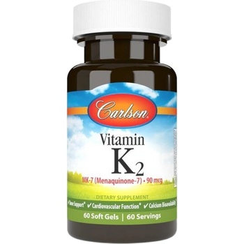 Image 1 of Carlson Labs Vitamin K2 MK-7 90 mcg [60 Гел капсули]