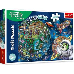 Trefl Пъзел Trefl от 100 части - Трефликс в Космоса (16496) - baby