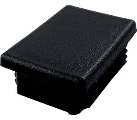 Čepička PVC 60x40mm, černá