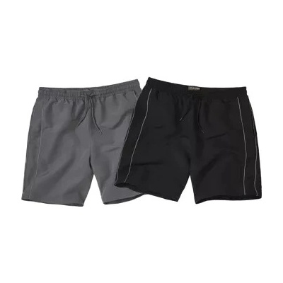 Atlas For Men Sada 2 športových kraťasov Beach Sport Čierna