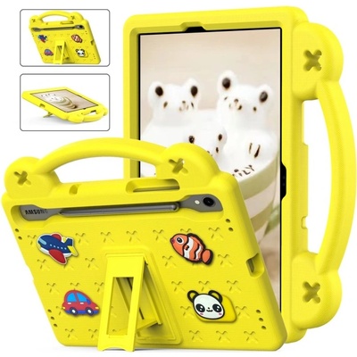 Vsetkonamobil 66746 FANY Detský kryt na tablet pre Samsung Galaxy Tab S9 FE / Tab S10 FE / S10 Lite žltý