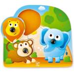 Hape Пъзел с дръжки - Дивата природа (E1310)