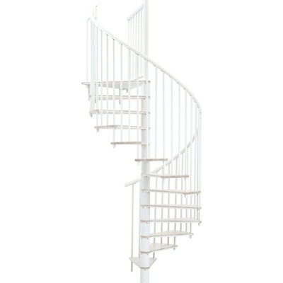 Minka STAIRS Kombinované točité schodiště Switch bílá/bílá pr. 140 cm
