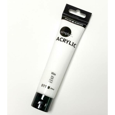 Akrylová barva Lukas Simply bílá 75 ml