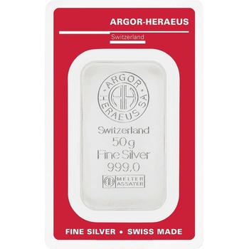 Argor-Heraeus Stříbrný slitek 50 g