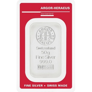 Argor-Heraeus Stříbrný slitek 50 g