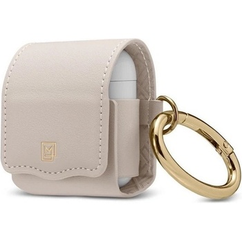 Spigen Защитен калъф Spigen La Manon за Apple Airpods / Apple Airpods 2, еко кожа, розов (074CS26377)